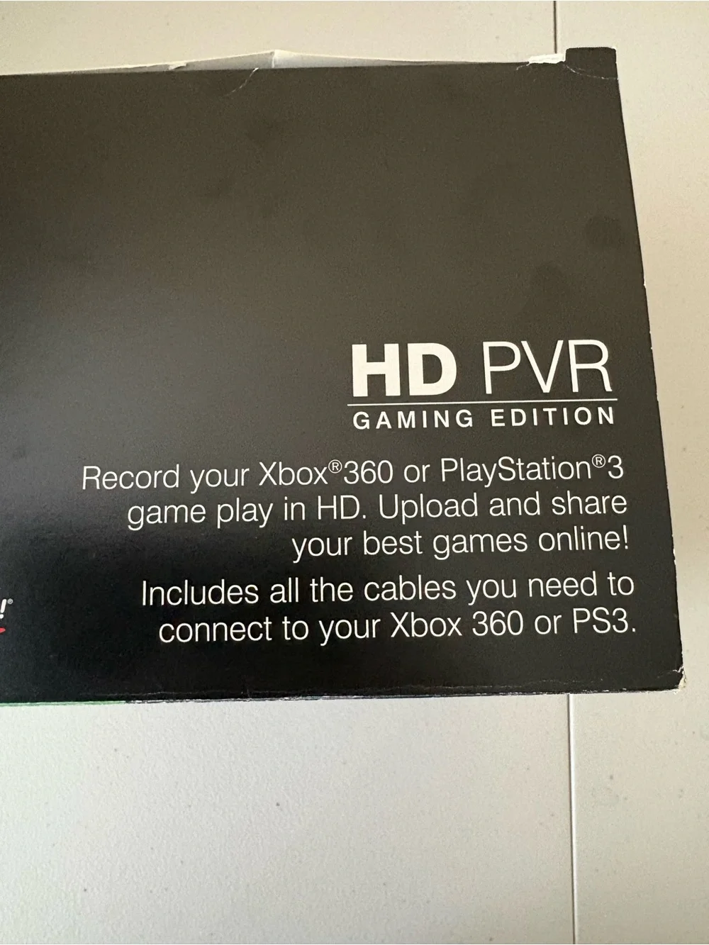 HD PVR Gaming Edition Capture Device - Black with Green Accents